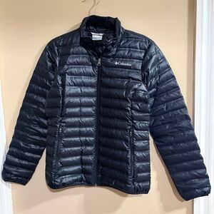 Columbia Flash Forward Lightweight Packable Down Black Puffer Jacket Medium